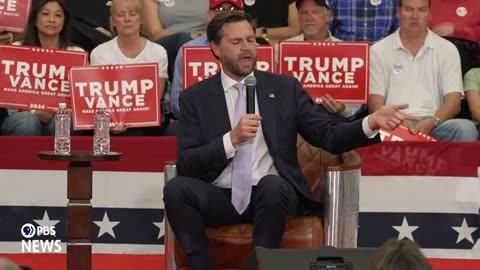 JD Vance Lara Trump Townhall North Carolina 10/25/24