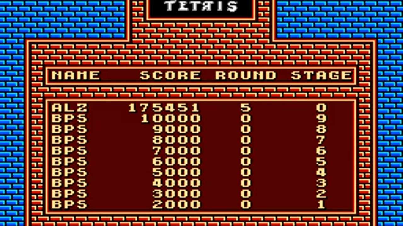 Tetris (Famicom) Playthrough