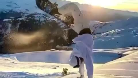 ski action