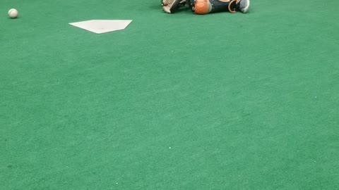 9 year old Cam working on blocking