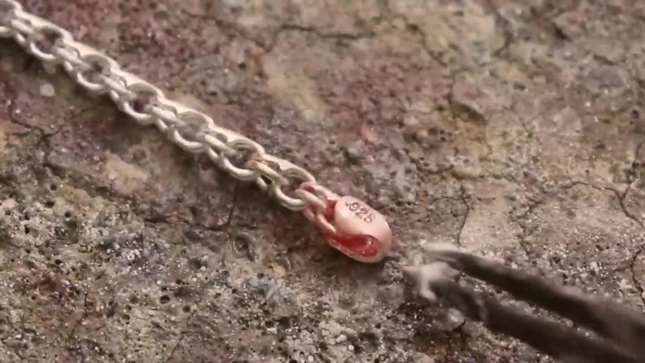 Making Silver Chain for Cross