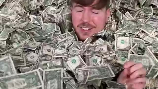 I filled a swimming pool with money