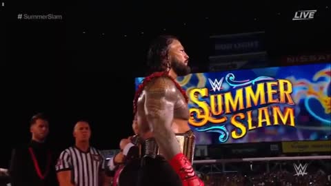 Incredible fight between Roman reign VS Brock Lesnar at SummerSlam 2022