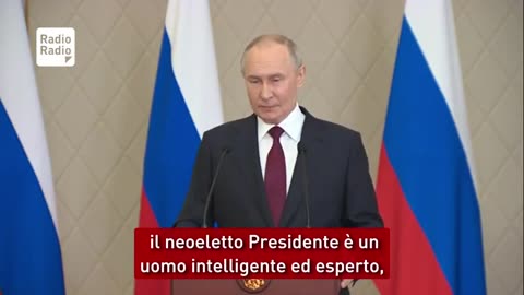 🔴 Putin su Trump: "Lui può trovare una soluzione". Poi avverte: "Per me non è al sicuro"