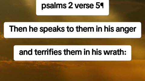 Psalms 2 verse 5
