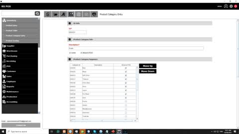 RS POS - ADD Product Category