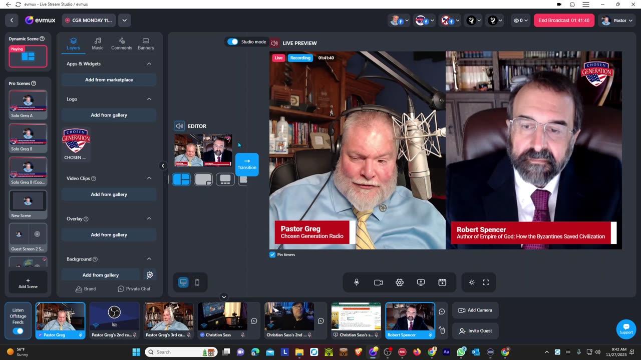CGR Monday 112723 John Moody CCP threat Robert Spencer Jihad Threat
