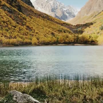 Magnificent Mountains and Lake 4k