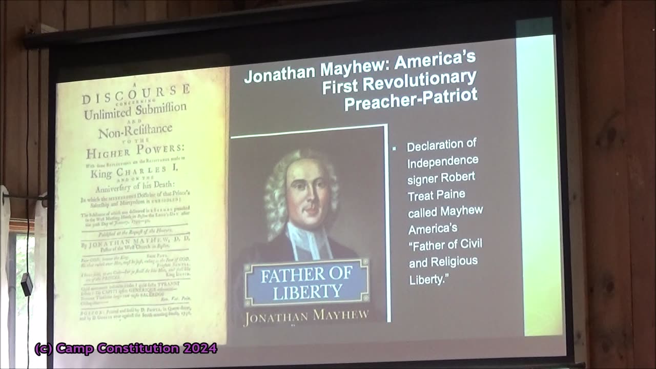 The Truth of America's Founding, with Pastor David Whitney at Camp Constitution 2024