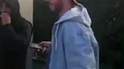 Brave Irish man confronts a group of asylum seekers loitering and drinking