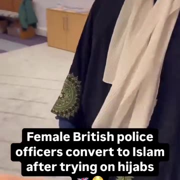 Female British Police Officer converts to Is!am