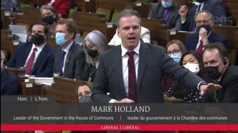 "Canadians don't trust this government" debates in Parliament on 16th of Feb.