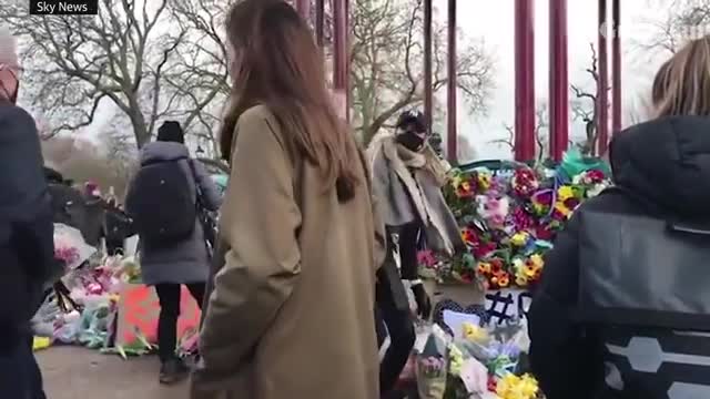 Duchess of Cambridge pays respects to Sarah Everard in London