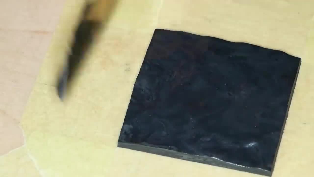 Cut Black Material