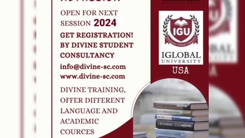 IGU University Admissions Open 2024