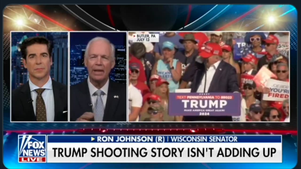 Jesse Watters (X) : Biden-Harris Government Stonewalling The Trump Assassination Attempt