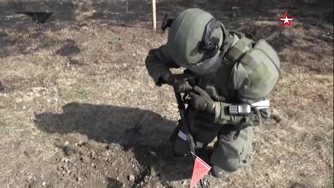 Russian soldiers have defused more than 12,000 explosive devices while defusing agricultural land in