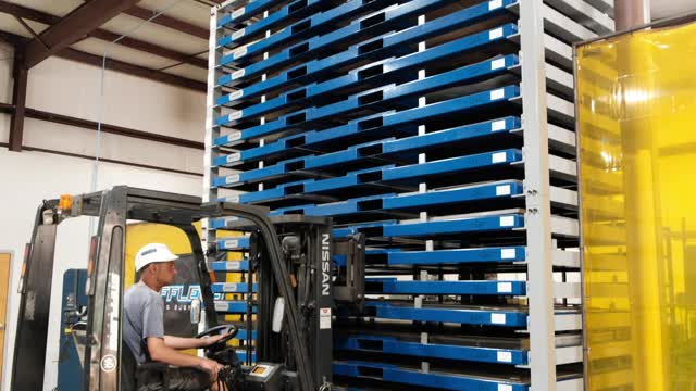 Rack Storage for Sheet Metal @ Stifflers | LEAN Manufacturing Products, Inc.