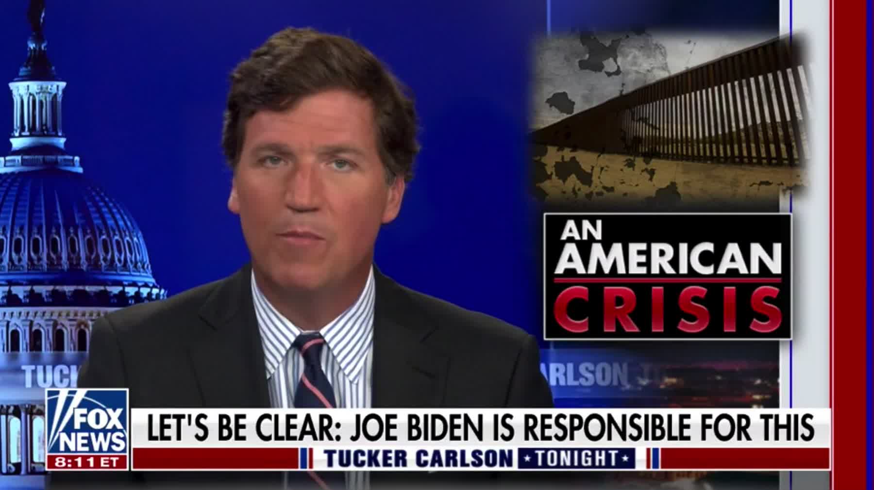 Tucker Carlson asks why America is helping secure Ukraine's borders, but not securing its own