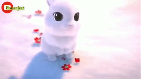 So cute 😍 3D Rabbit video