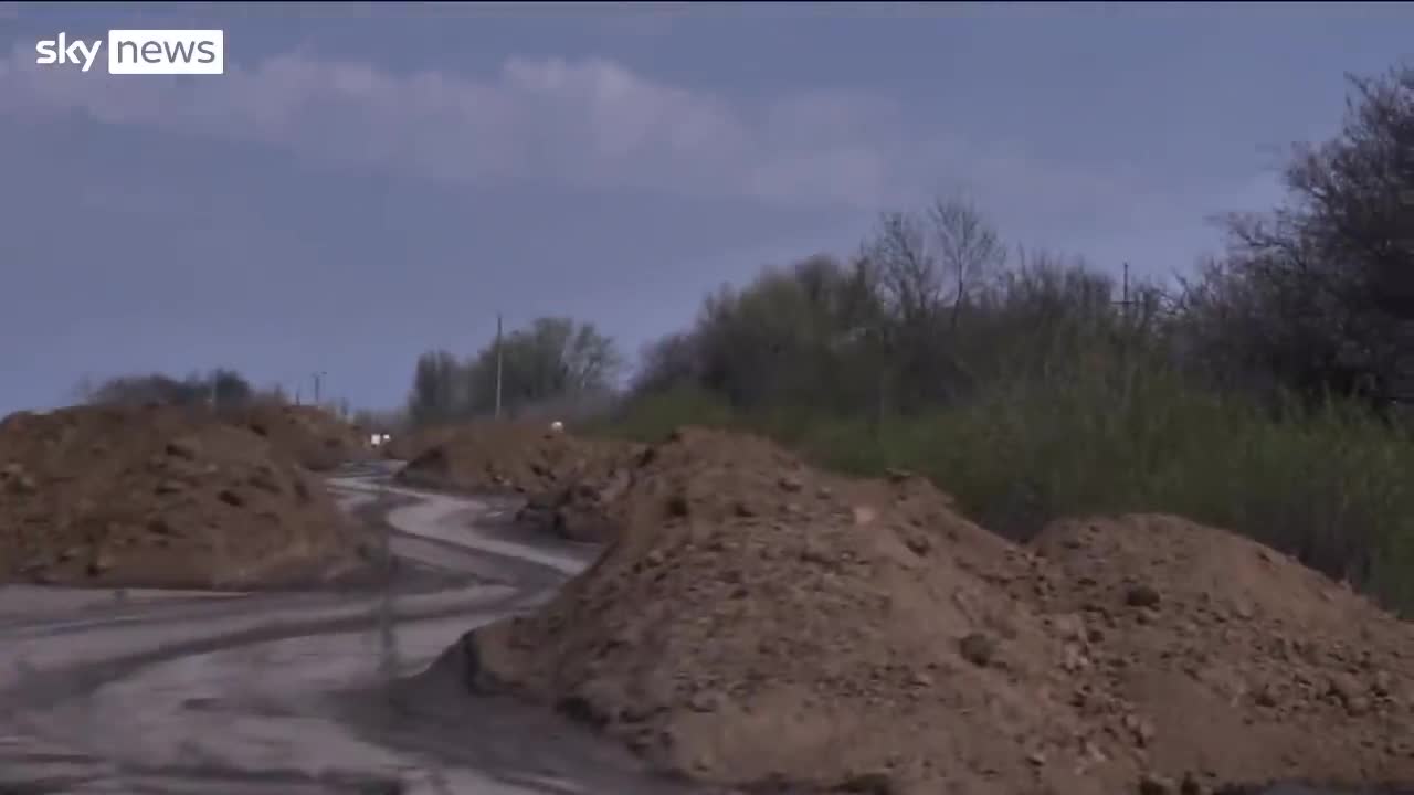 Ukraine War- The city encircled by Russian forces - Sky News on the frontline