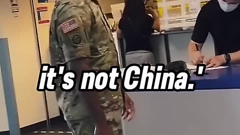 US Soldier Defends Woman From A Racist