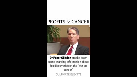 Cancer: Every chemo patient is a $3,000 commission. Dr. Peter Glidden