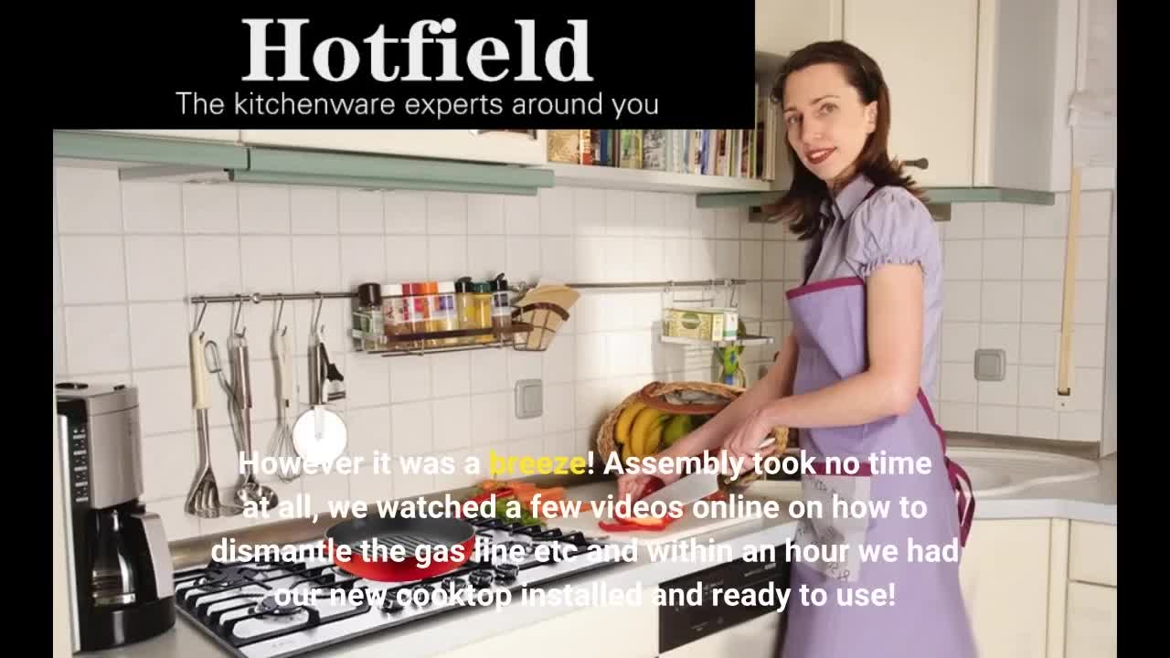 Hotfield 30 inch gas cooktop stainless steel 5 burners stovetop dual fuel gas hob ng/lpg convertible