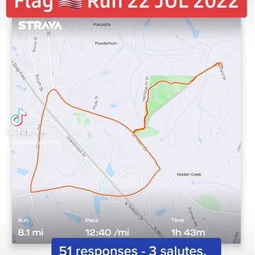 Flag 🇺🇲 Run 22 JUL 2022