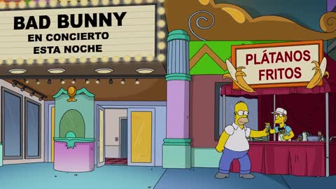 THE SIMPSONS BAD BUNNY - TE DESEO LO MEJOR Video Oficialp3