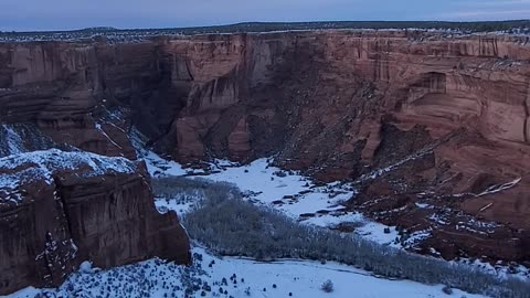 Arizona Canyon in the wintertime