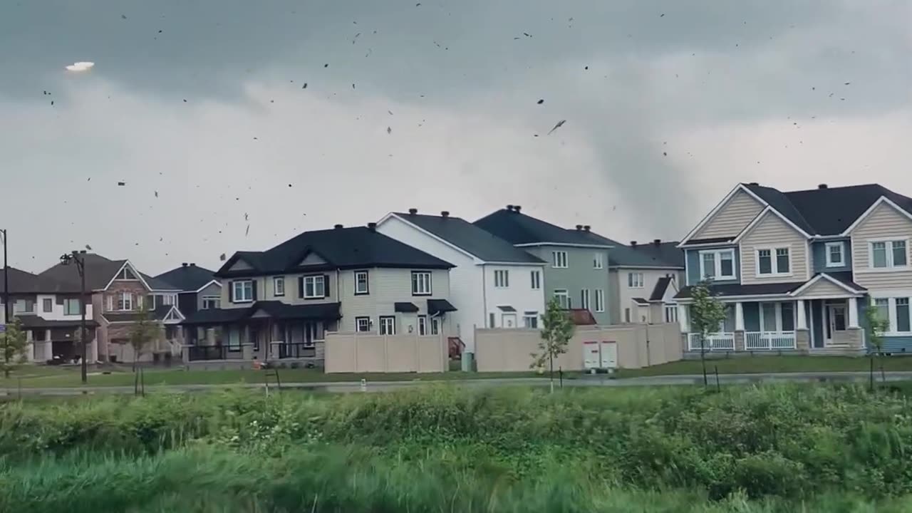 Tornado Touches Down in Barrhaven, Canada