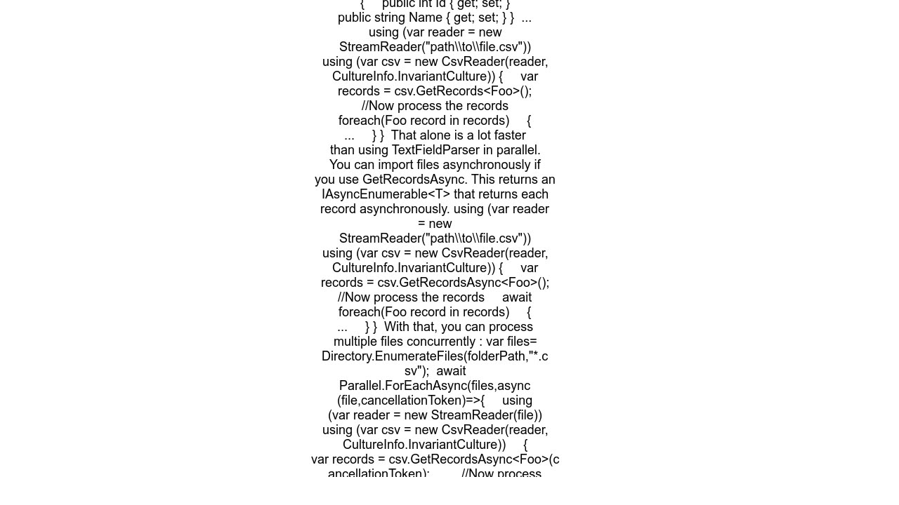 Is it possible to achieve asynchronous processing when coding against a purely synchronous library
