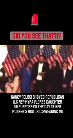 Nancy Pelosi pushes Rep.Myra Flores daughter