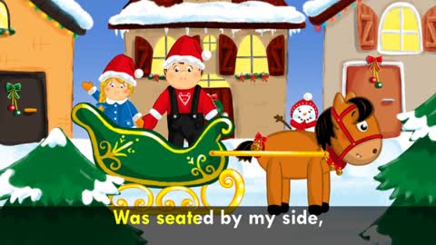 Jingle bells, Jingle bells, Jingle all the way! (christmas song for kids with lyrics)