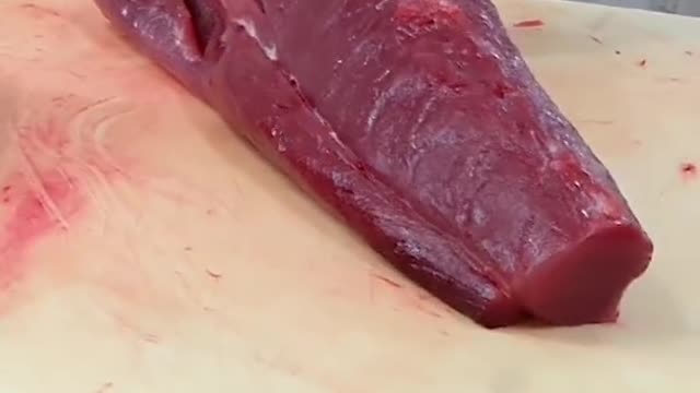 100Kg Bluefin Tuna Japanese Style Cutting for Sashimi|How to Cut Tuna for Sashimi? Best A grade Tuna