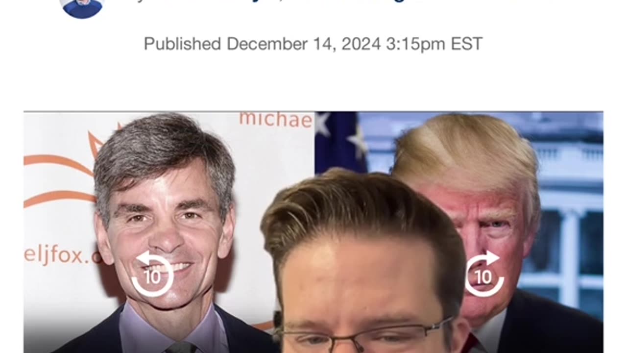 🚨BREAKING🚨ABC NEWS & GEORGE STEPHANOPOULOS TO APOLOGIZE TO TRUMP & TO PAY $15 M TO SETTLE DEFAMATION SUIT