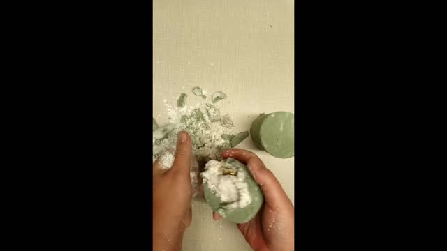 ASMR Dry Floral Foam With Cornstarch And Glitter