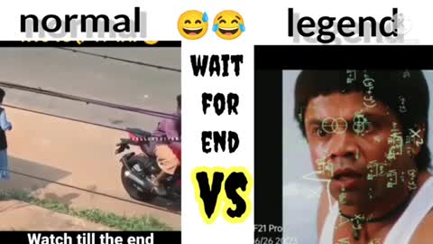 normalvs legend funy meme 🤣don,t miss end