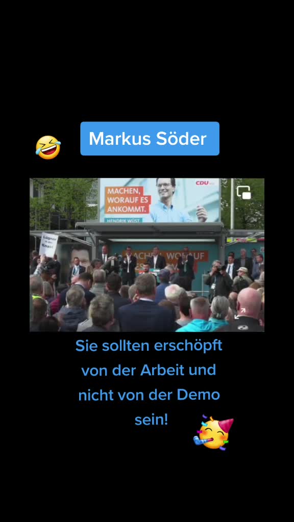 Rede Söder Wahlkampf in Olpe