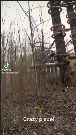 巨型尼古拉特斯拉线圈被发现在俄罗斯被遗弃