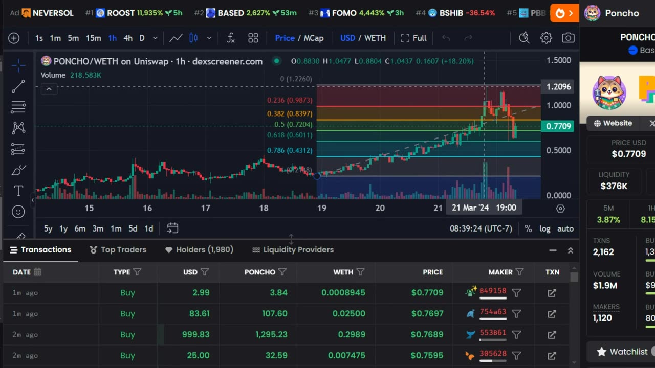 Intuitive Hits of PONCHO and PONKE meme coins, possible BASE airdrop, Crypto Intuitive Reading