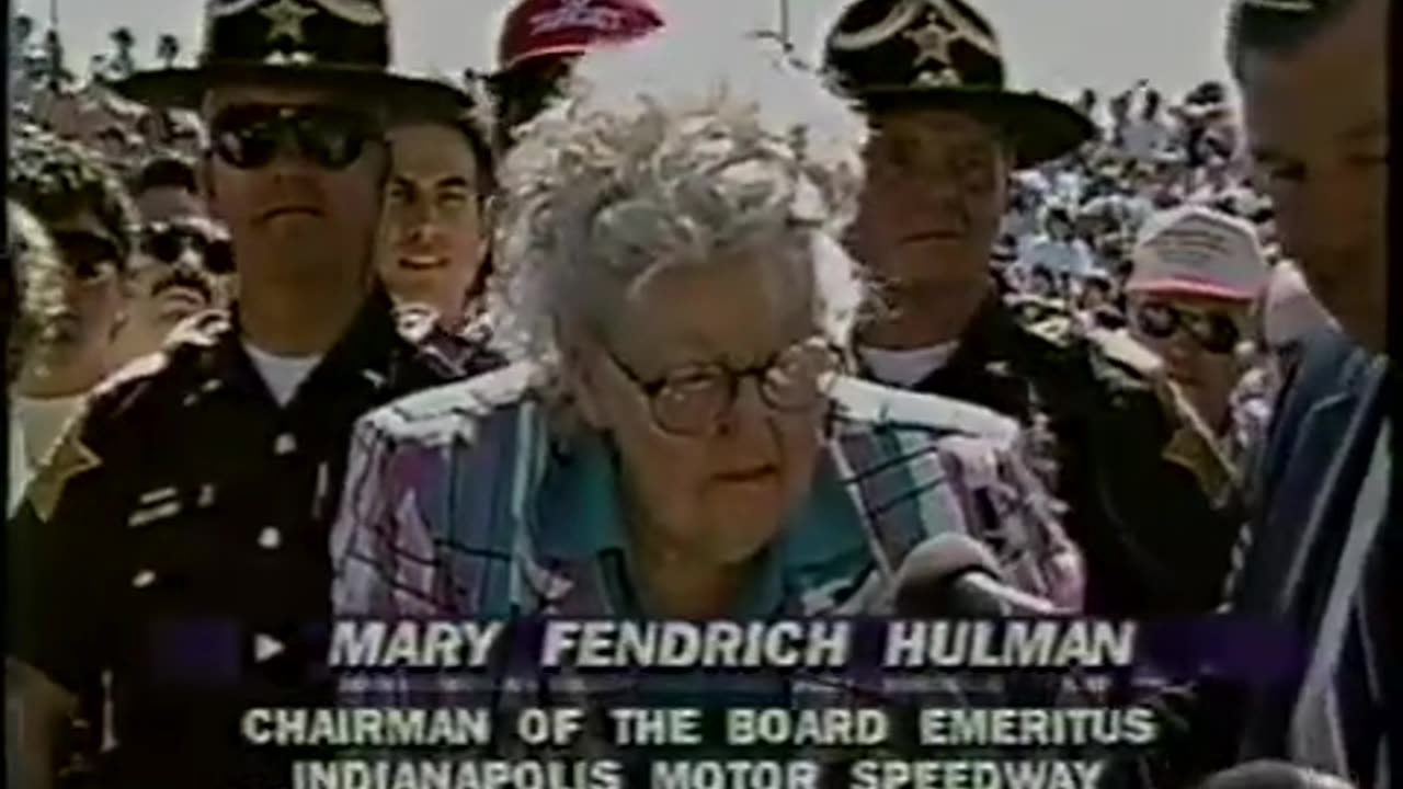 May 29, 1994 - Mary Fendrich Hulman Starts the Indianapolis 500