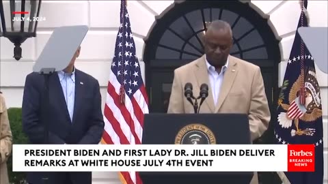 WATCH- President Biden And First Lady Dr. Jill Biden Speak At White House July 4th Event