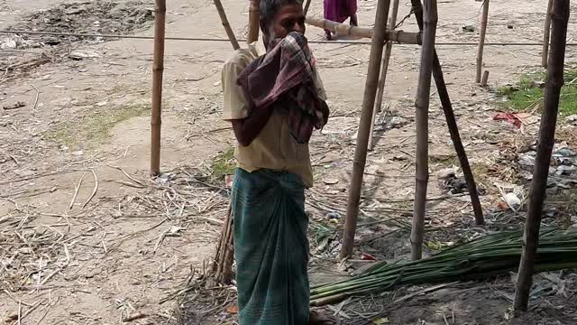 Village Sugarcane Seller