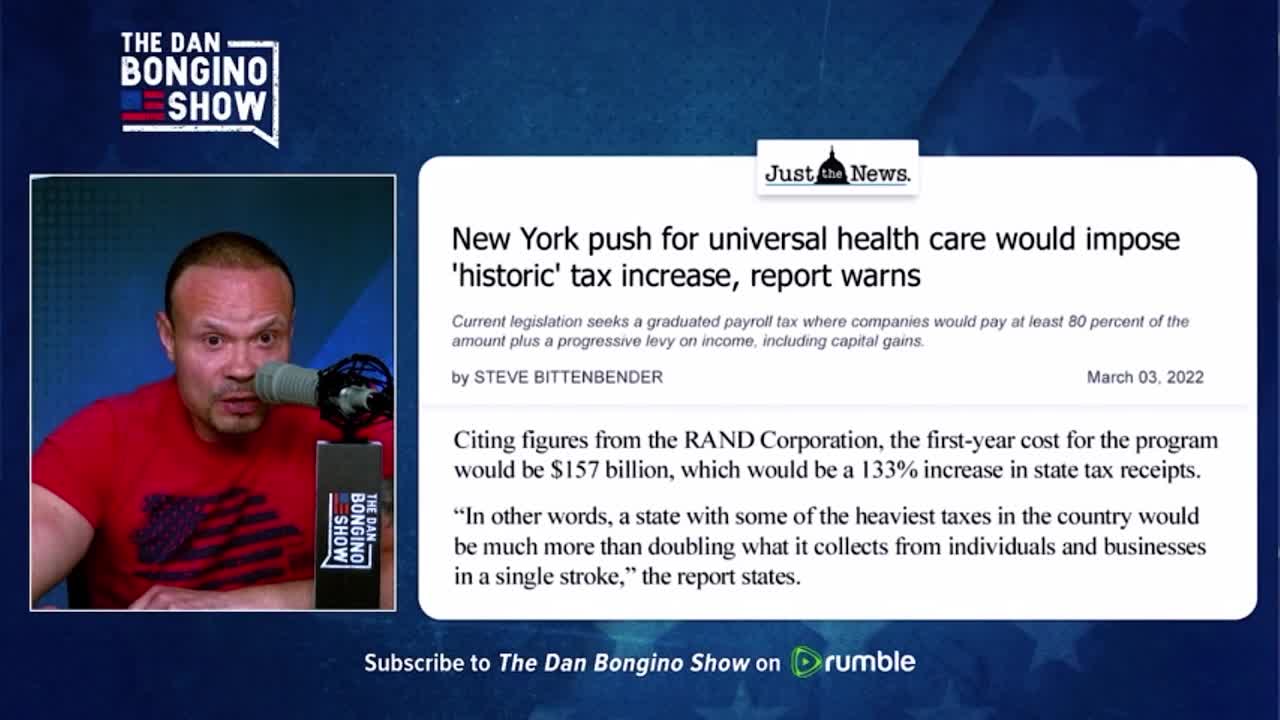 Bongino - Chart That Explains Big Govt 3rd Party Payor System Failure
