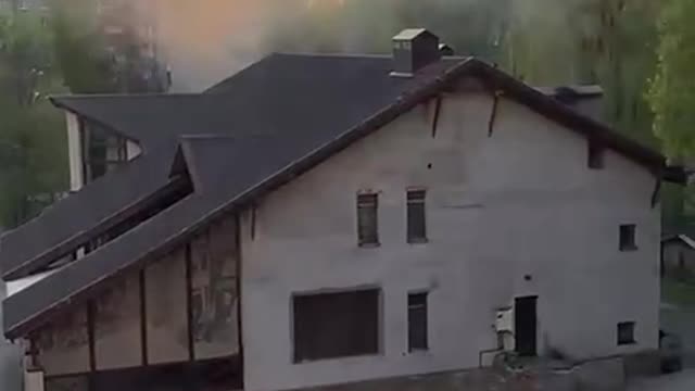 Makeyevka was shelled by the Ukrainian MLRS "Hurricane"