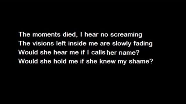 Bullet For My Valentine - Tears don't fall (Lyrics)