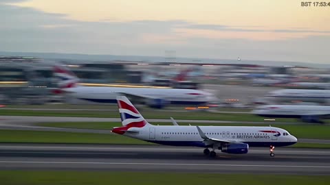 Majestic Takeoffs at Heathrow Airport – Close-Up Views of Planes in Action!