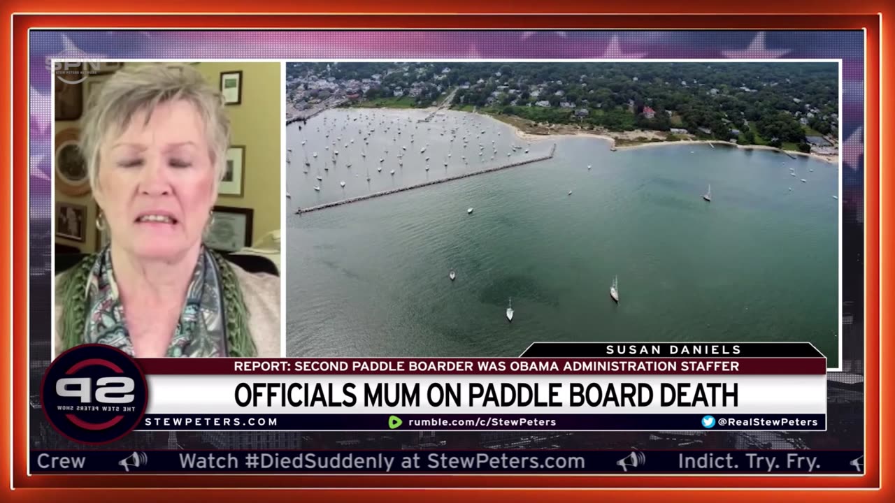 Stew Peters Show - Officials Quiet On Mysterious Paddle Board Death